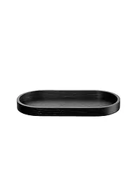 ASA SELECTION | Holztablett oval 23x11cm Eiche Schwarz | Schwarz