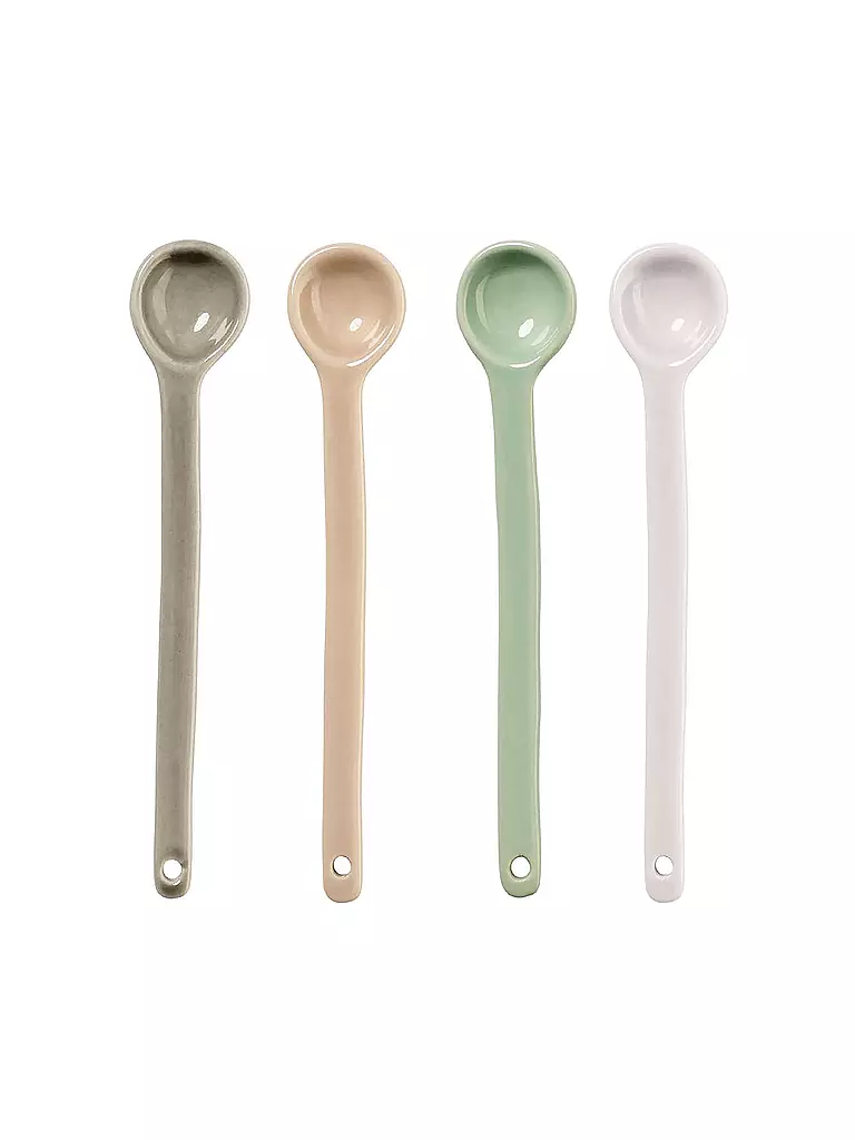 ASA SELECTION | Löffel 4er Set "Coppetta - Neo Pastel" 11,5cm | bunt