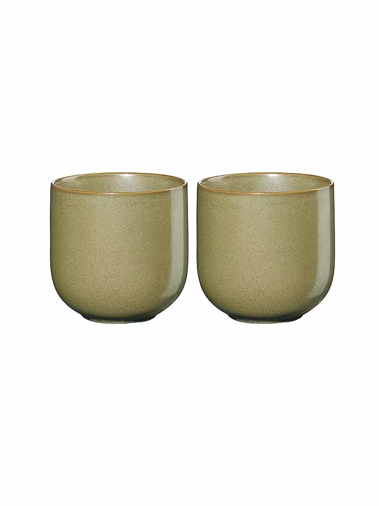 ASA SELECTION | Teebecher Set 2er Coppa 0,2l Miso | olive