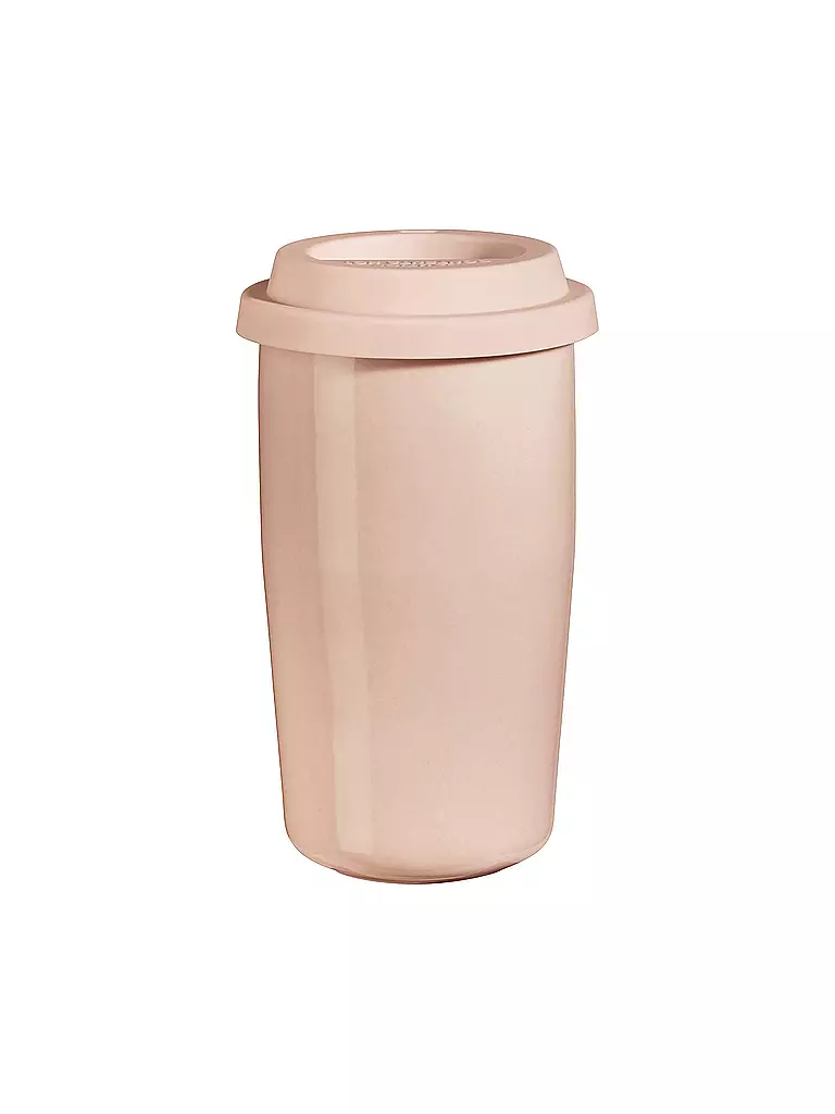 ASA SELECTION | Thermobecher mit Deckel "Cup & Go - Thermo" 0,35l (Rose/Rose) | rosa