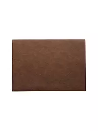 ASA SELECTION | Tischset "Vegan Leather" (Silver Cloud) | braun