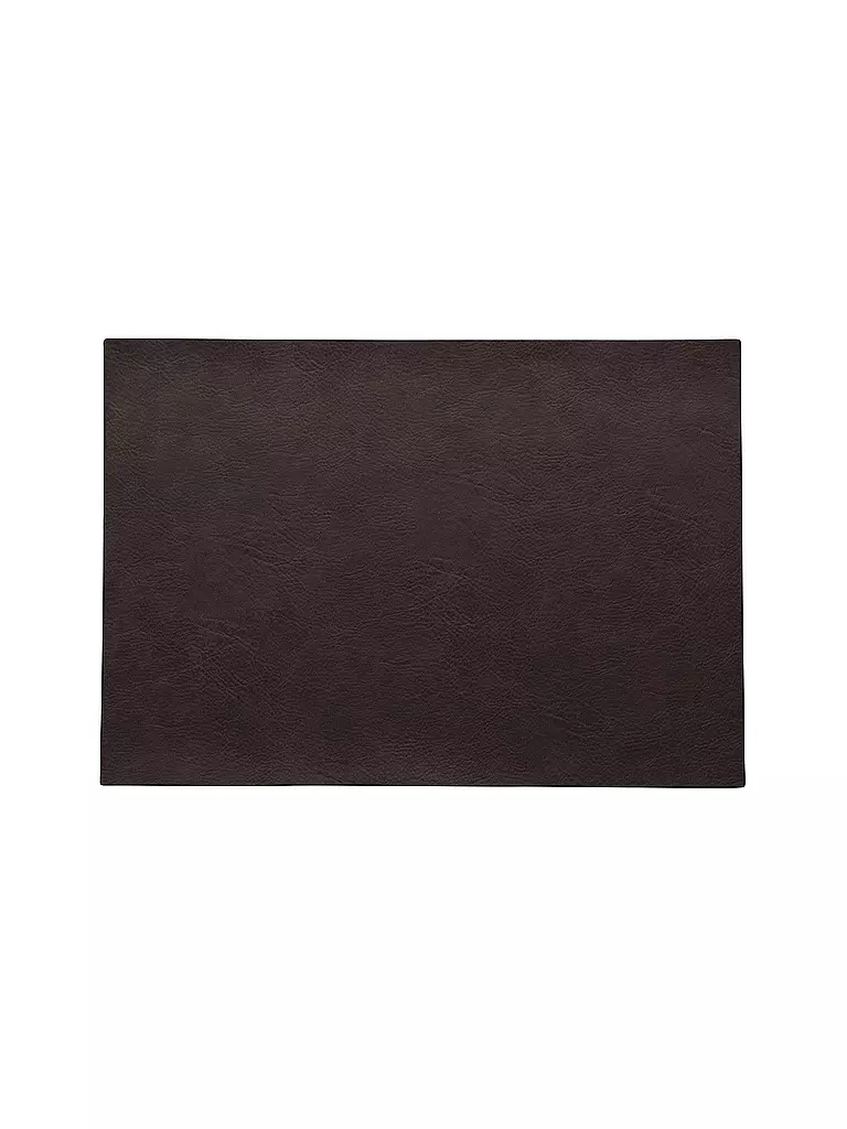 ASA SELECTION | Tischset "Vegan Leather" 46x33cm (Black Coffee) | schwarz