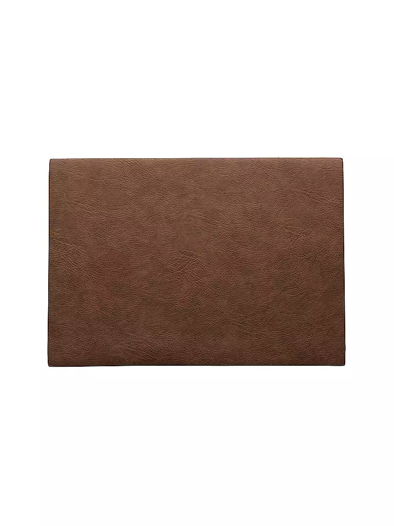 ASA SELECTION | Tischset "Vegan Leather" 46x33cm (Caramel) | braun