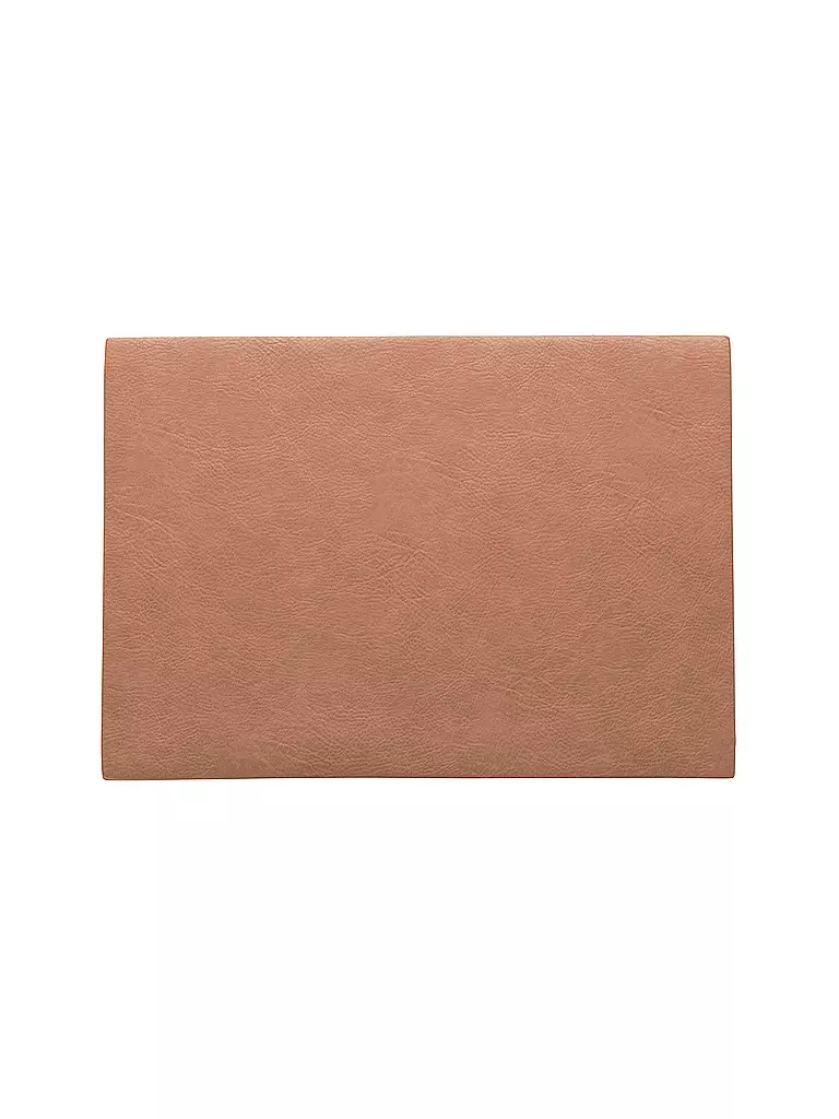 ASA SELECTION | Tischset "Vegan Leather" 46x33cm (Coral) | rosa