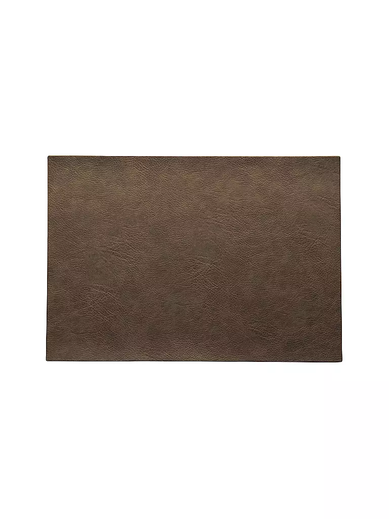 ASA SELECTION | Tischset "Vegan Leather" 46x33cm (Nougat) | braun