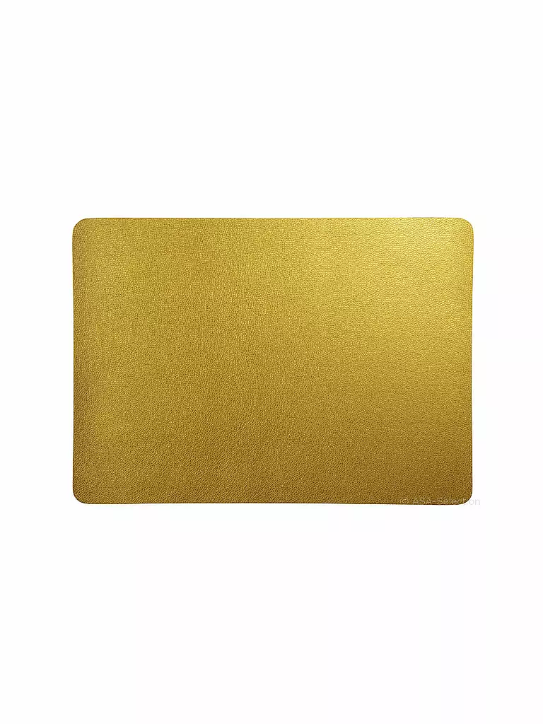 ASA SELECTION | Tischset in Lederoptik (Gold) | gold