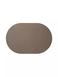 ASA SELECTION | Tischset oval 49,5 x 33cm Onyx | braun