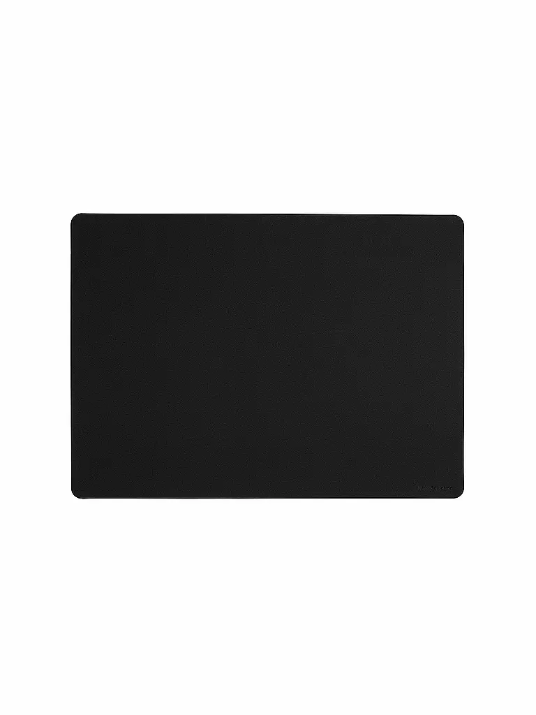 ASA SELECTION | Tischset Soft Leather 46x33cm Charcoal | schwarz