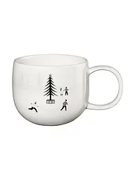 ASA SELECTION | Weihnachts Henkelbecher 0,4l Sled Dogs  | weiss