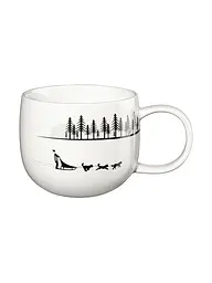 ASA SELECTION | Weihnachts Henkelbecher 0,4l Sled Dogs  | weiss