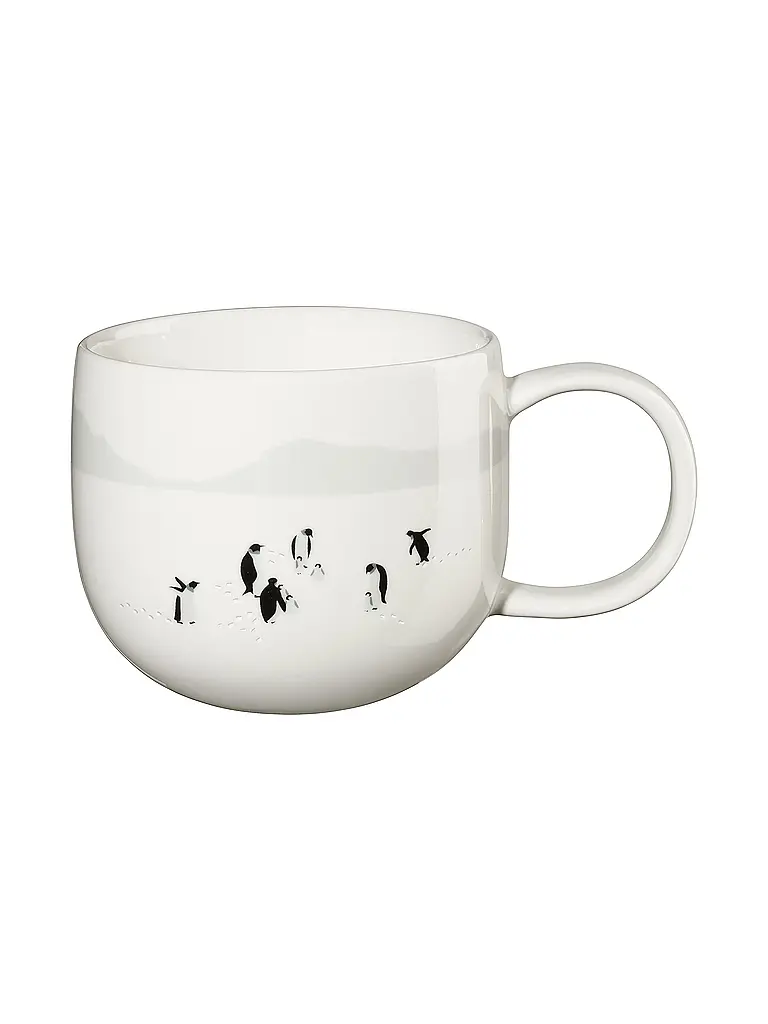 ASA SELECTION | Weihnachts Henkelbecher 0,4l South Pole  | weiss