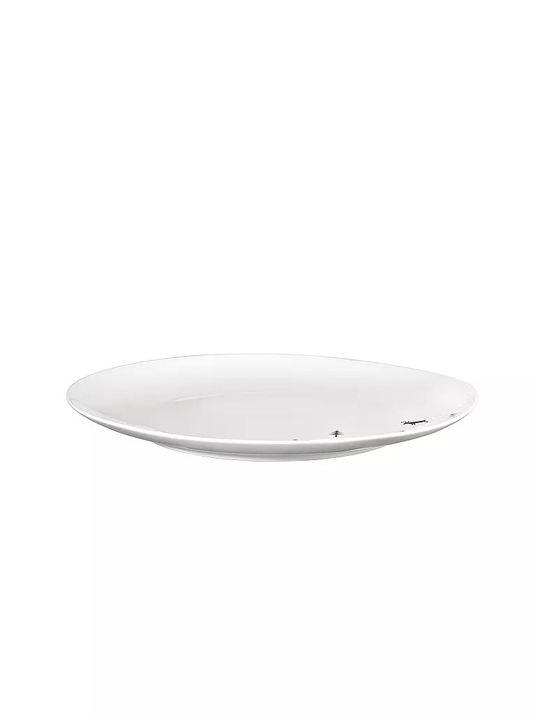 ASA SELECTION | Weihnachts Speiseteller SNOW TRACKS 26,5cm Joy / Snow Tracks | Weiss