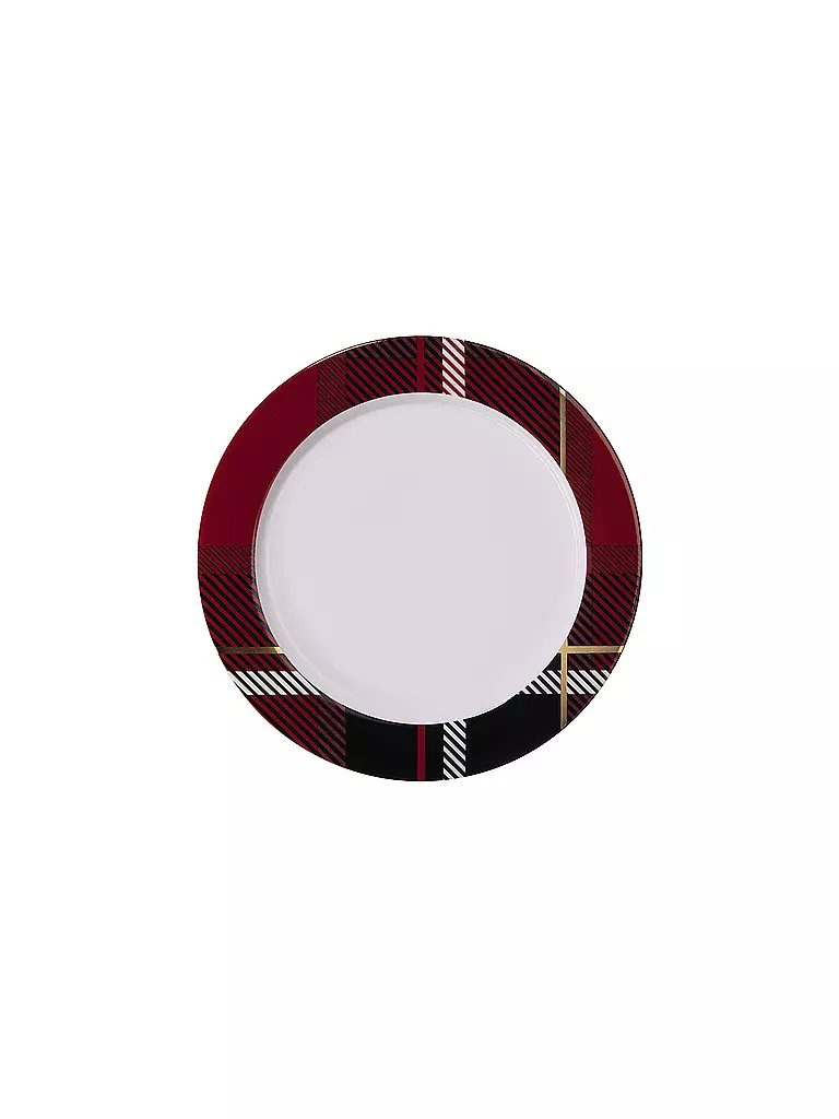 ASA | Desserteller "Tartan" 21cm | rot
