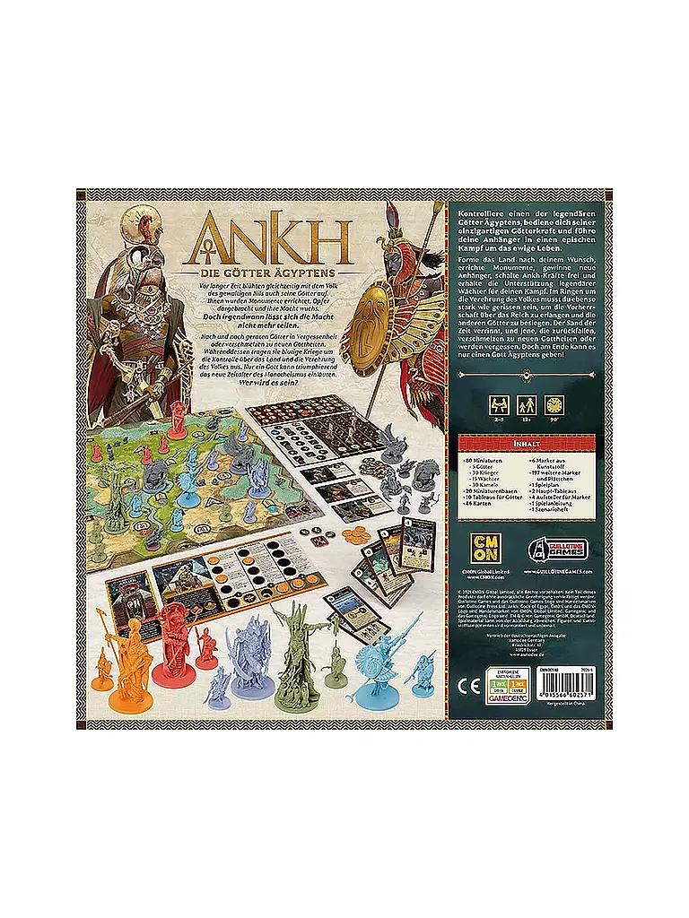 ASMODEE | Brettspiel - Ankh: Die Götter Ägyptens | keine Farbe