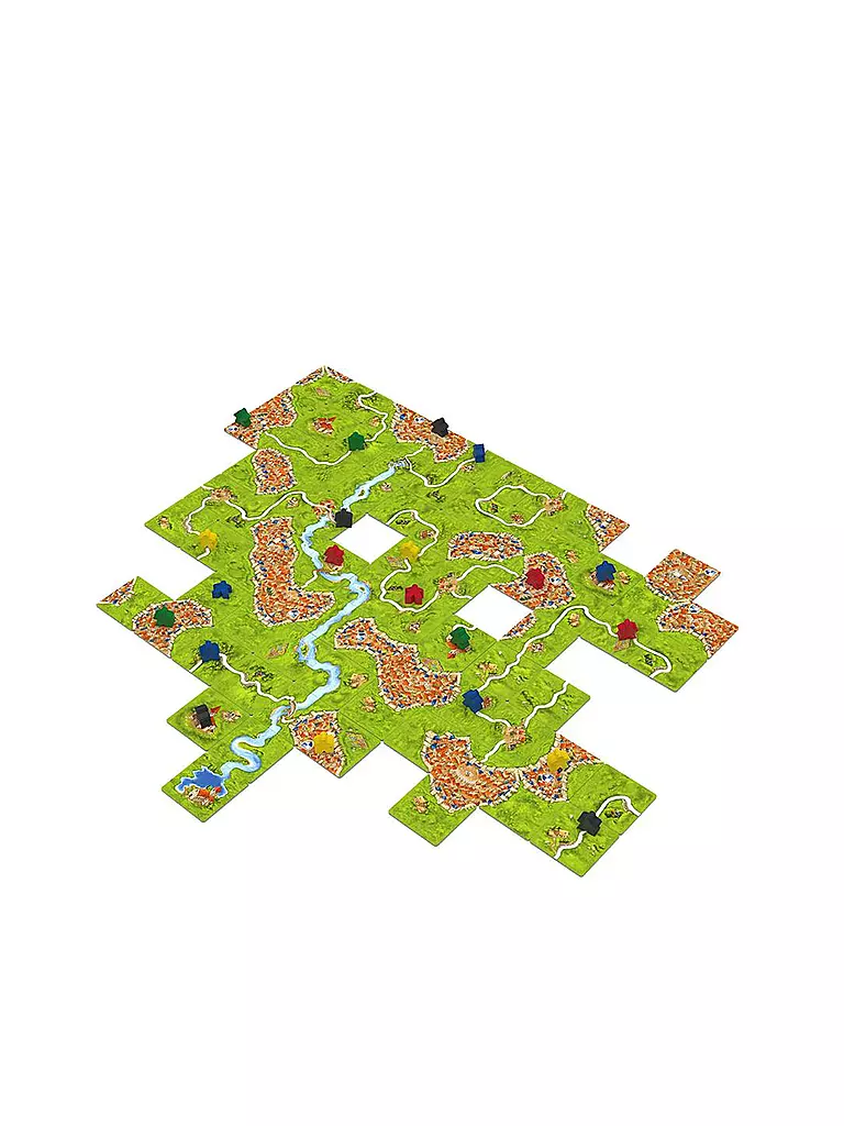 ASMODEE | Brettspiel - CARCASSONNE: Grundspiel V3.0 - DE | keine Farbe