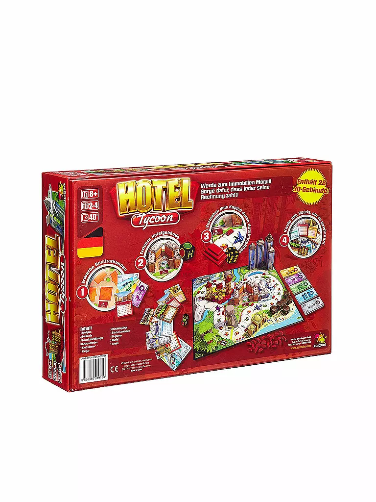 ASMODEE | Brettspiel - Hotel Tycoon | keine Farbe