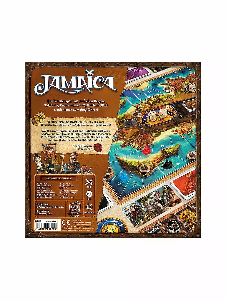 ASMODEE | Brettspiel - Jamaica | keine Farbe