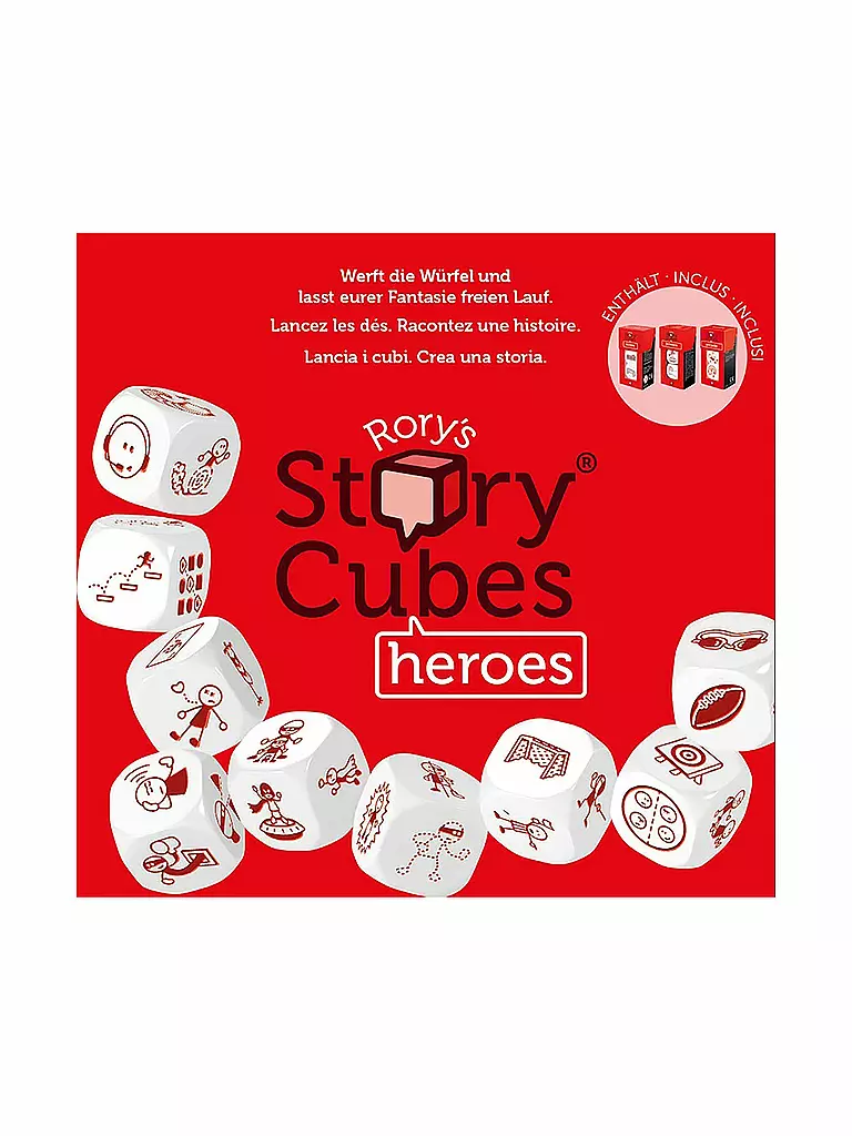 ASMODEE | Rory's Story Cubes Heroes | keine Farbe