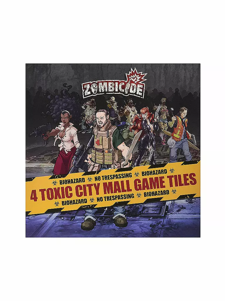 ASMODEE | Zombicide -  Toxic City Mal (Erweiterung 1 Tiles Pack) | keine Farbe
