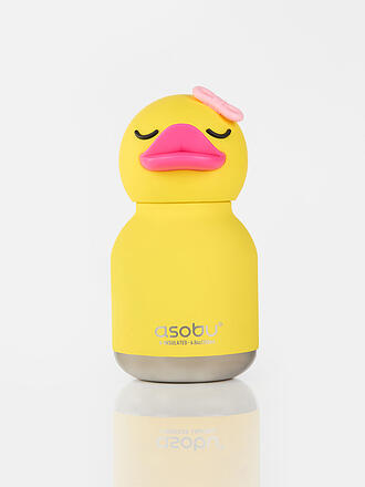 ASOBU | Kinder Mini-Isolierflasche ENTE 0,2l  Gelb