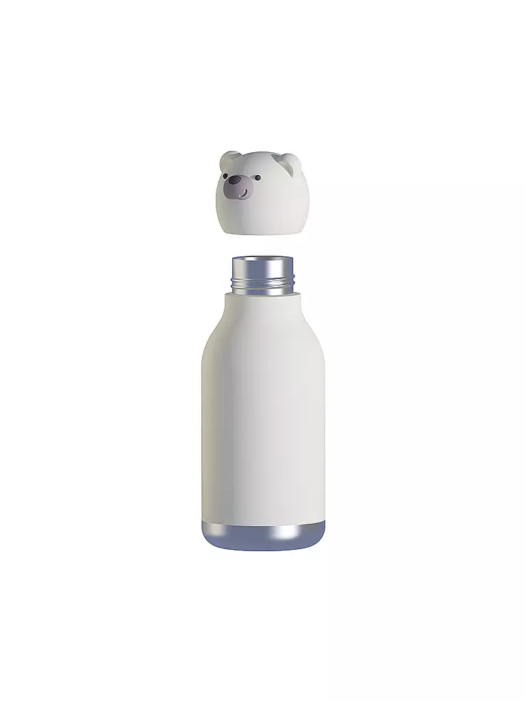 ASOBU | Isolierflasche 460ml EISBÄR weiss | weiss