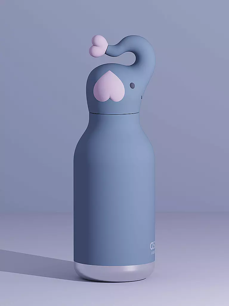 ASOBU | Isolierflasche 460ml ELEFANT grau | grau