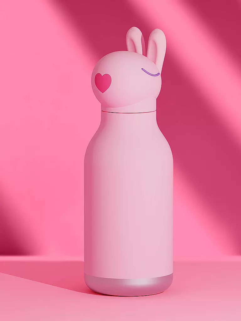 ASOBU | Isolierflasche 460ml HASE rosa | rosa
