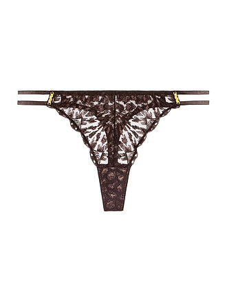 AUBADE | String CRAZY IN LOVE satin brown