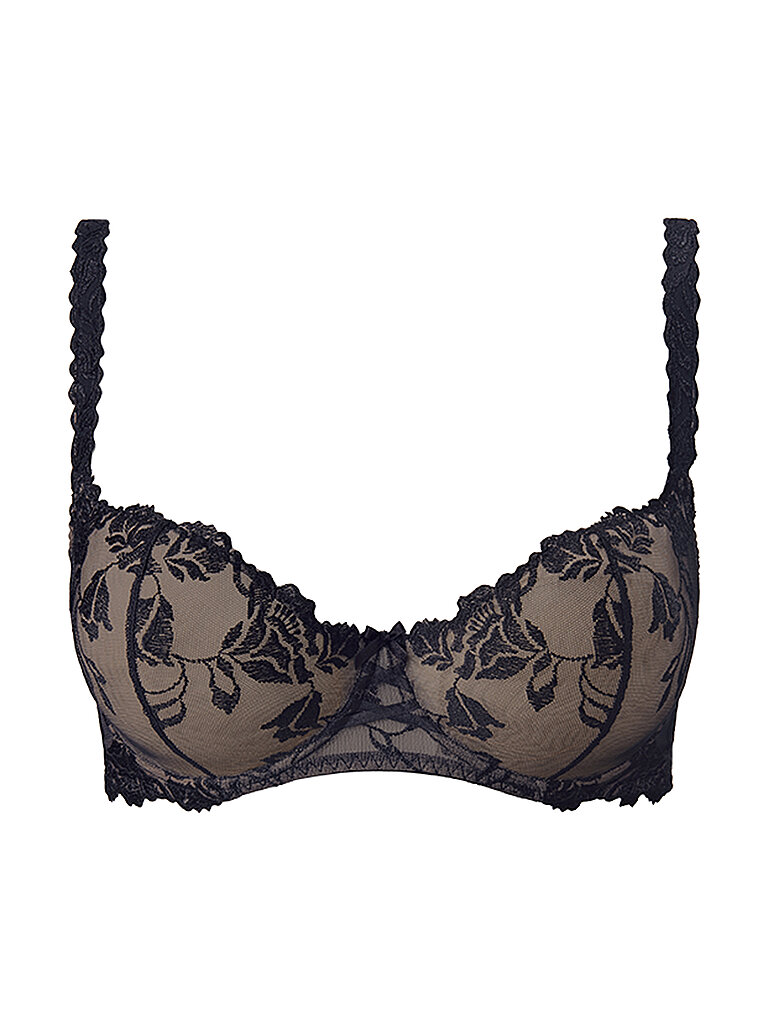 AUBADE BH mit Bügel Halfcup SOFTESSENCE schwarz schwarz | 75B