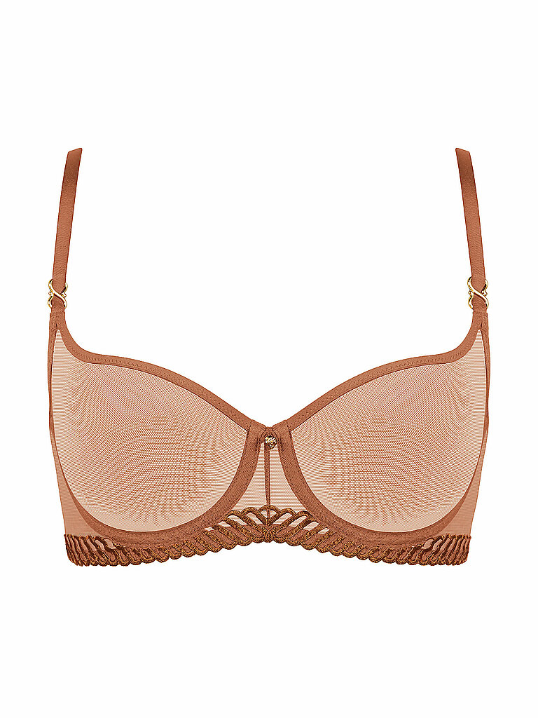 AUBADE BH mit Bügel SHEER EMOTION honey hellbraun | 75B