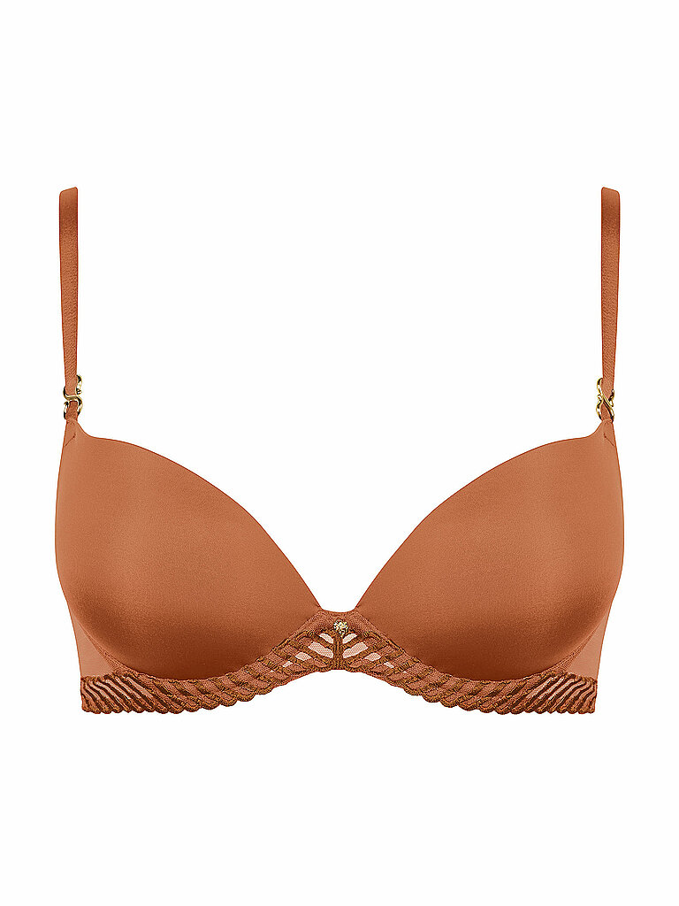 AUBADE Push Up BH SHEER EMOTION honey hellbraun | 75B