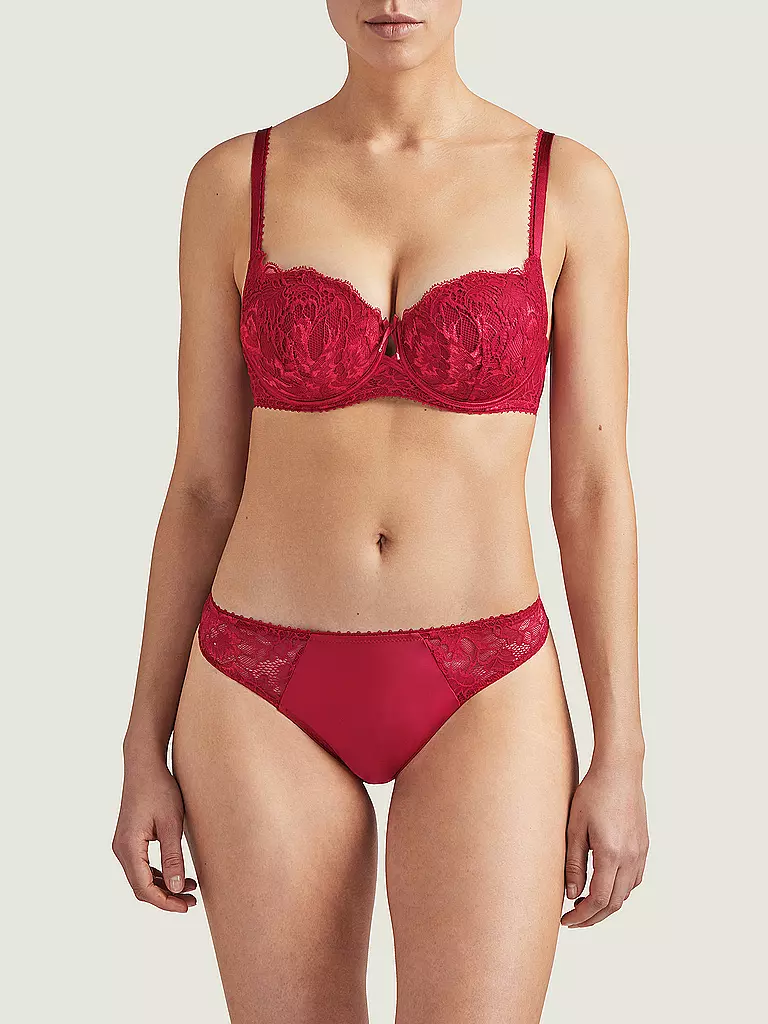 AUBADE | Slip " Aube Amoureuse " rouge amour | rot