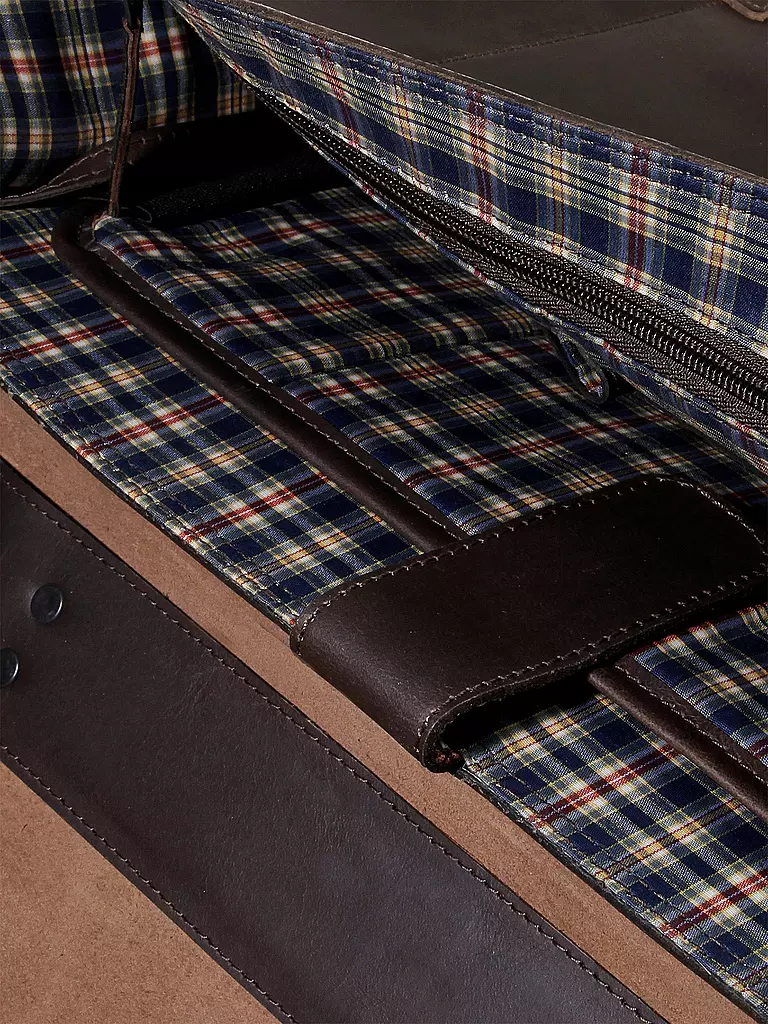 AUNTS & UNCLES | Ledertasche - Laptoptasche "Good Old Friends - Fella" | braun