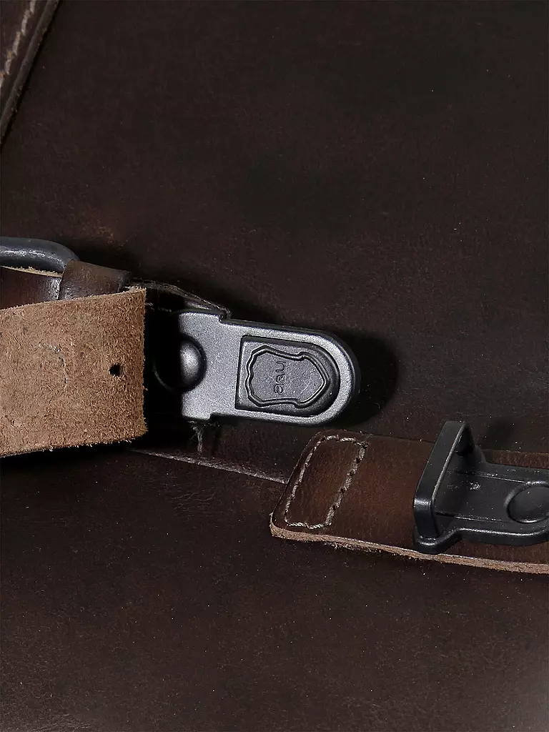 AUNTS & UNCLES | Ledertasche - Laptoptasche "Good Old Friends - Fella" | braun