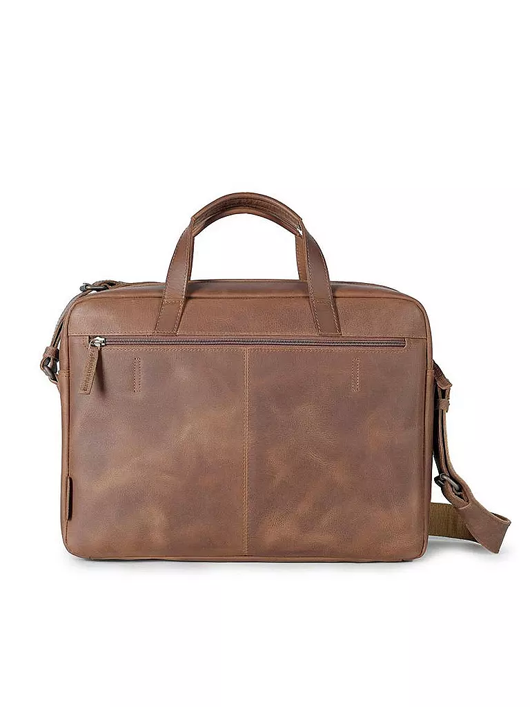 AUNTS & UNCLES | Ledertasche - Laptoptasche "Hunter - Kyle" | braun