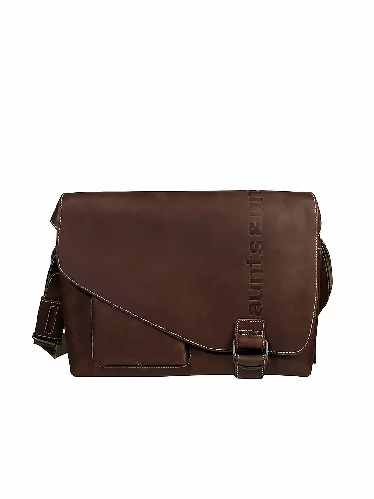 AUNTS & UNCLES | Ledertasche - Postbag "Hunter - Big Judd" | braun