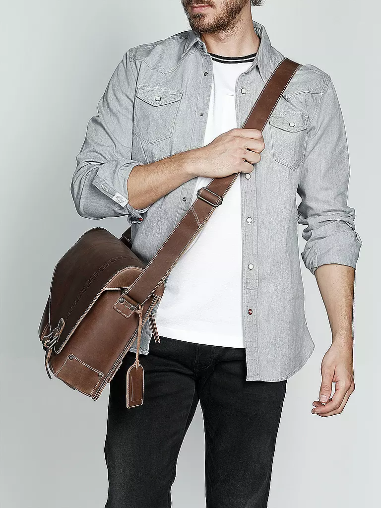 AUNTS & UNCLES | Ledertasche - Postbag "Hunter - Judd M" | 