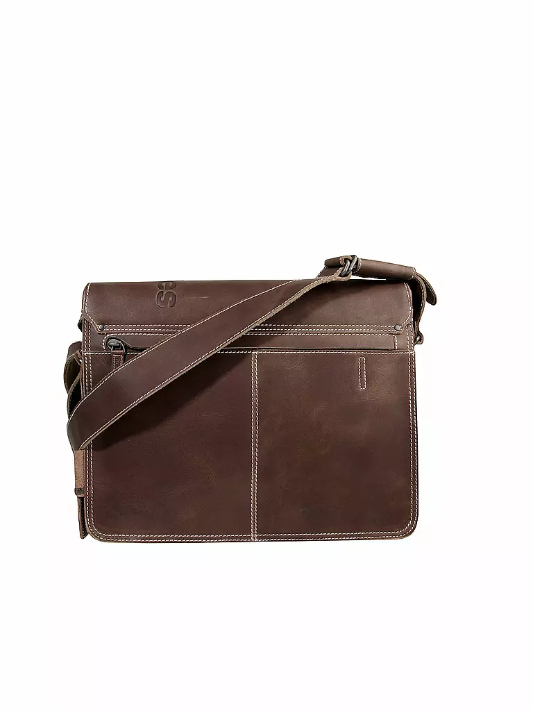 AUNTS & UNCLES | Ledertasche - Postbag "Hunter - Judd M" | braun