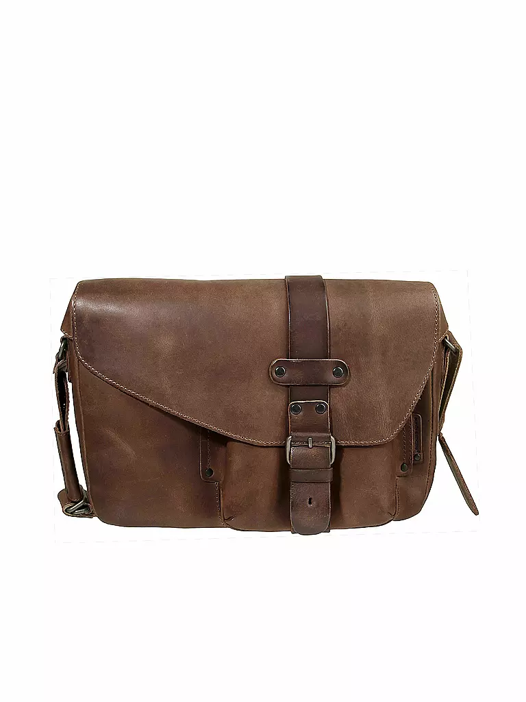 AUNTS & UNCLES | Ledertasche - Postbag "Hunter - Miles" | braun