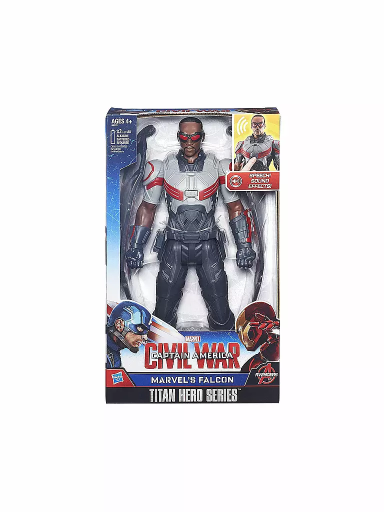 AVENGERS | Marvel Titan Hero Series Marvel's Falcon - Elektronik Figur | 
