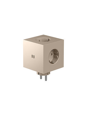 AVOLT | Mehrfachsteckdose Square 2 F Beige 