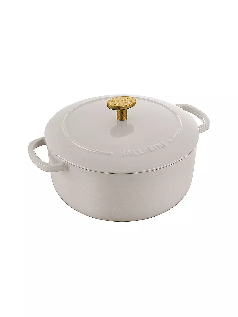 BALLARINI | Kochtopf BELLAMONTE 20cm Weiss | creme