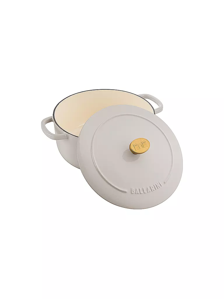 BALLARINI | Kochtopf BELLAMONTE 20cm Weiss | creme