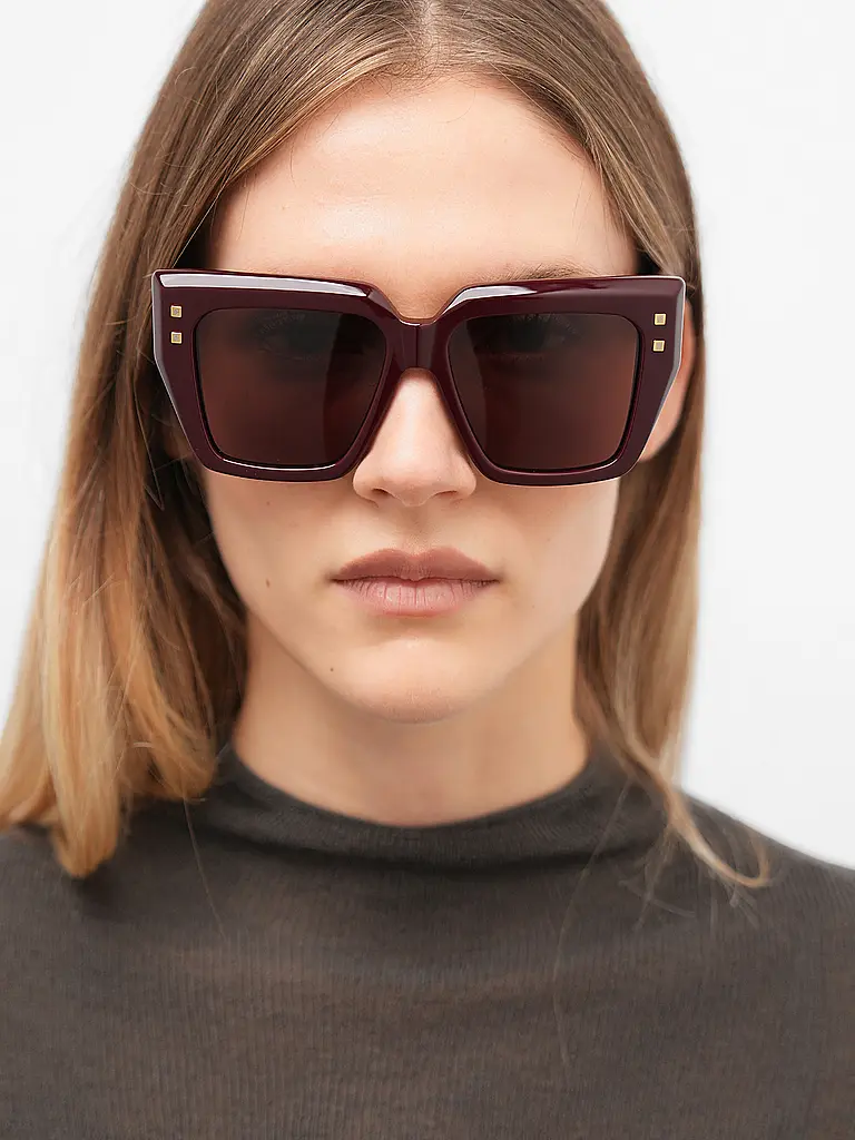BALMAIN | Sonnenbrille B-FAME | Dunkelrot