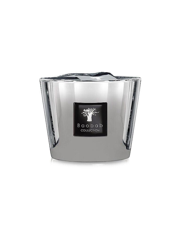 BAOBAB COLLECTION Kerze LES EXCLUSIVES 500g Platinum silber