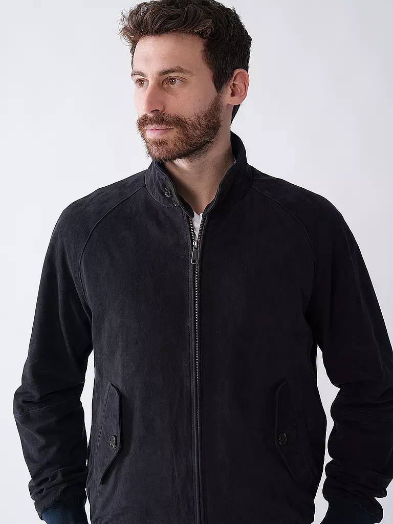 BARACUTA | Lederjacke G9 SUEDE | camel