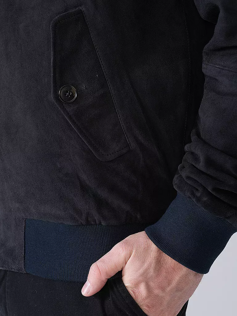 BARACUTA | Lederjacke G9 SUEDE | camel