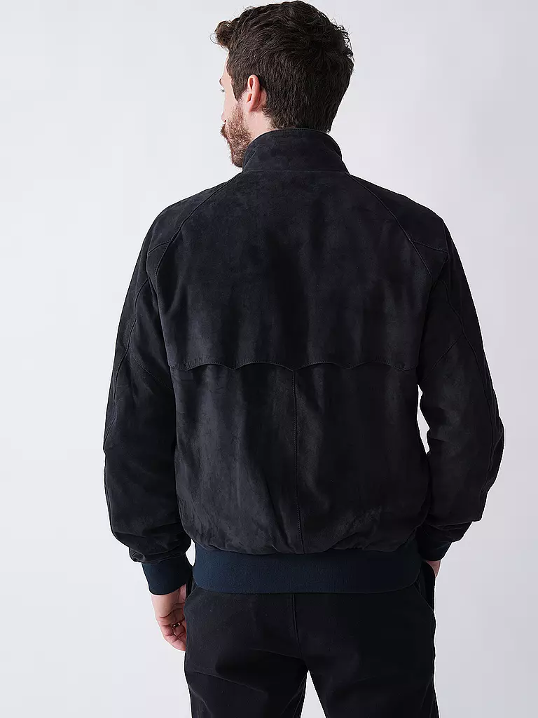 BARACUTA | Lederjacke G9 SUEDE | camel