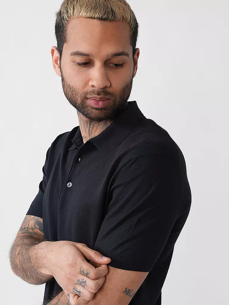 BARACUTA | Poloshirt  | schwarz