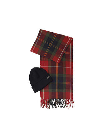 BARBOUR | Geschenkset 2-teilig Schal und Mütze SWINTON CHRISTMAS